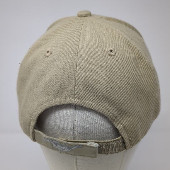 Mustang Strapback Baseball Cap Brown One Size Adjustable Cap & City Polyester - Picture 7 of 10